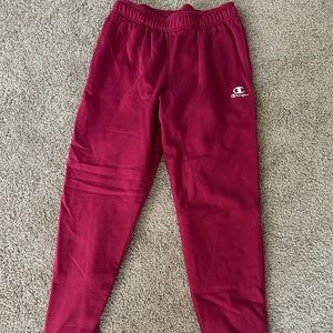 Champion brand sweatpants.